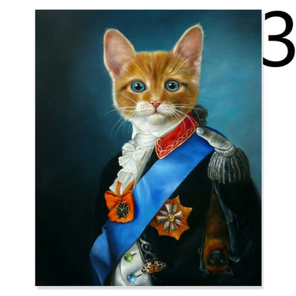 Póster de lienzo personalizado, retrato de mascota, decoración del hogar