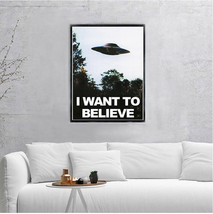 UFO Poster Sofa Background Wall Decoration Painting