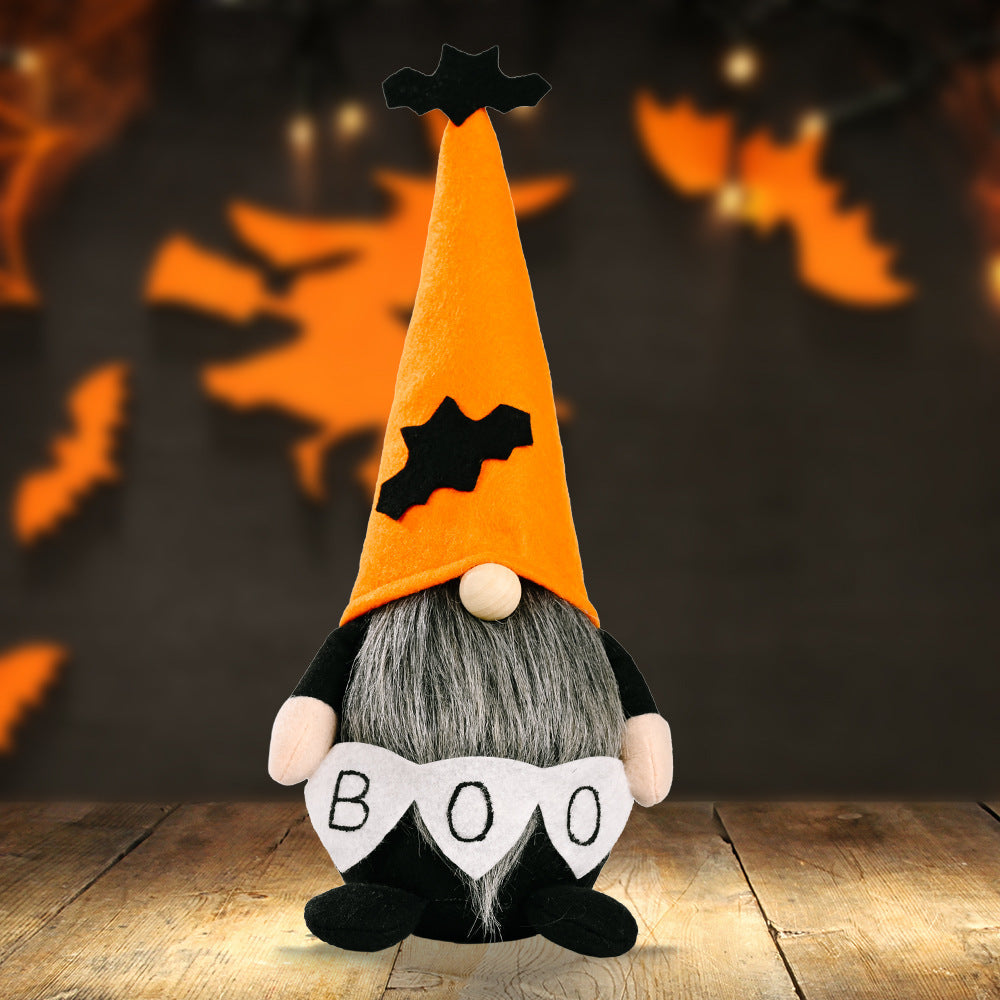 Nouveaux ornements de décoration de poupée de chapeau de Cape d'Halloween