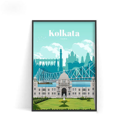 World City Travel Poster Wall Decoration