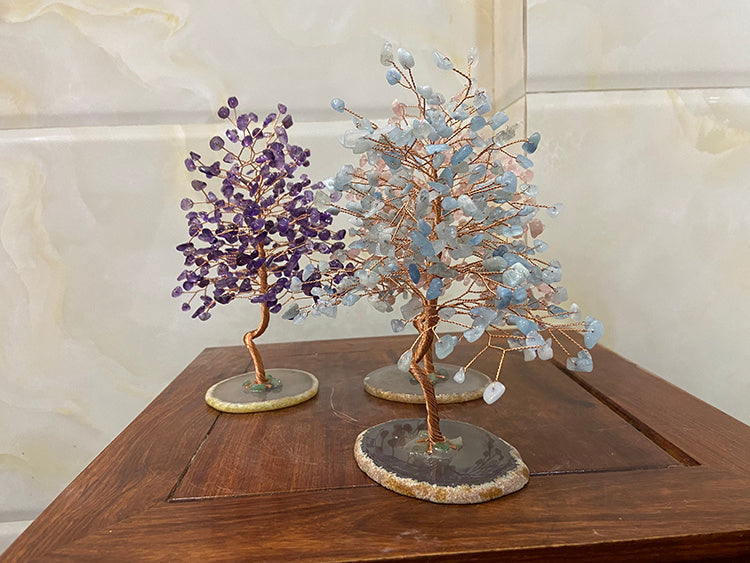 Room Decoration Bookshelf Crystal Tree Decoration