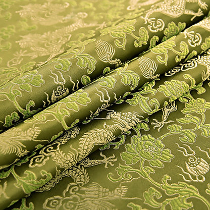 Silk Ancient Tang Suit Cheongsam Cloth Handicraft Diy Brocade Fabric