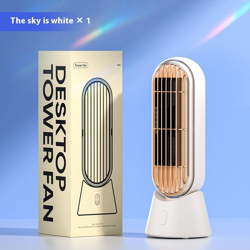 Petit ventilateur de bureau rechargeable pour la maison et le bureau