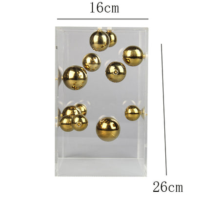 Simple Light Luxury Acrylic Cover Planet Decoration Soft Decoration