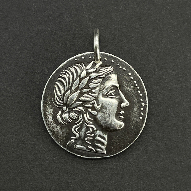 Reproduction Of Ancient Greek Jewelry Silver Coins