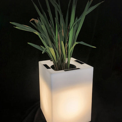 Lampe de jardin en plastique étanche et lumineuse, super lumineuse, pot de fleurs