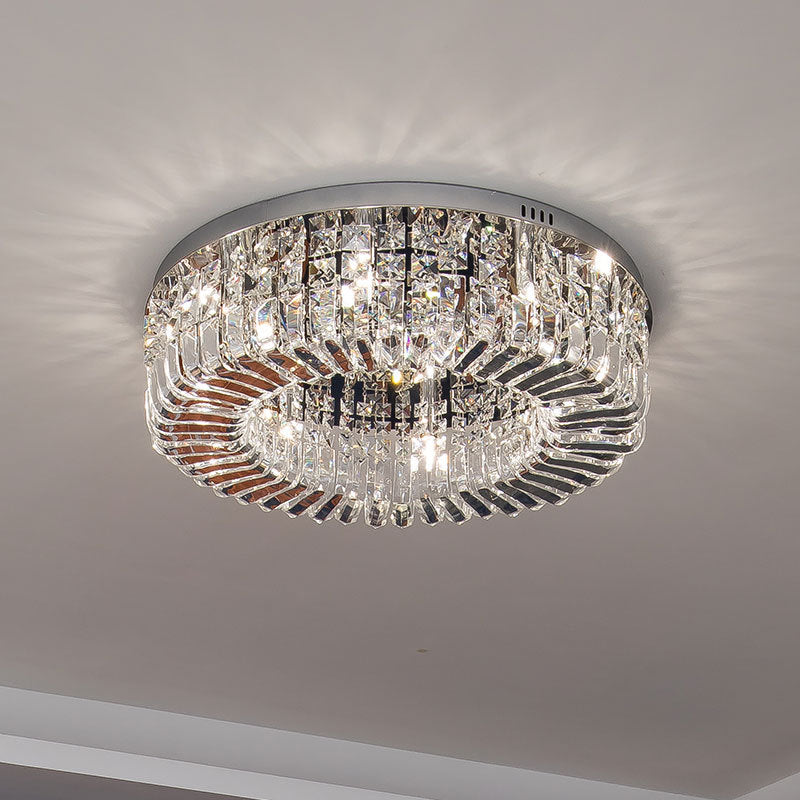 Simple European Creative Living Room Postmodern Crystal Ceiling Light