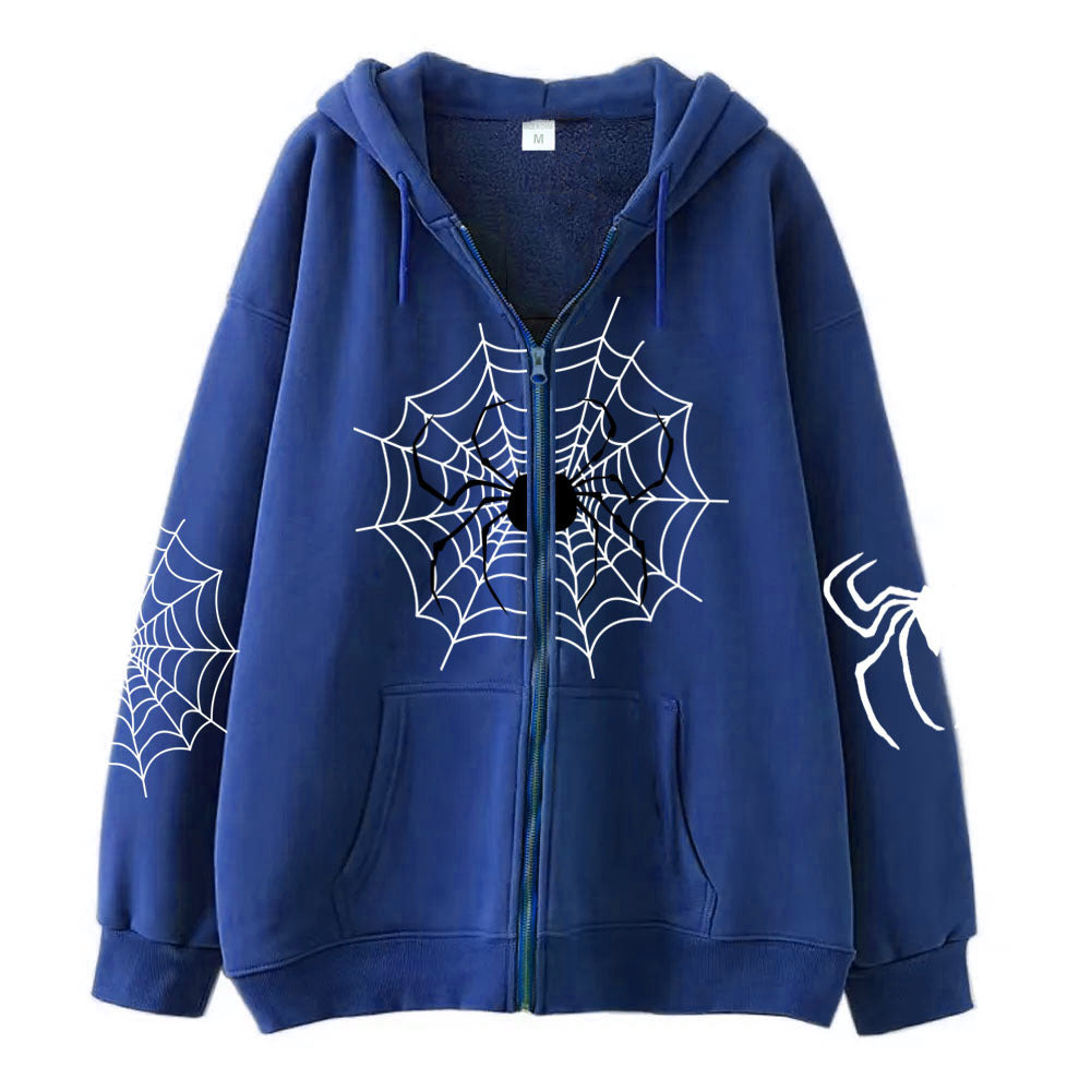 Spider Zipper Sweater Halloween Decoration