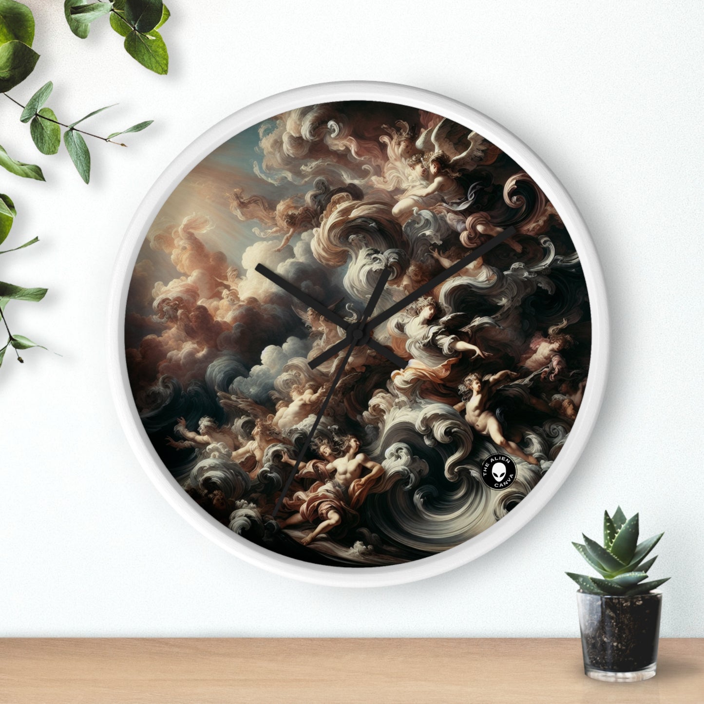 "Majestic Ballroom: A Baroque Affair" - The Alien Wall Clock Baroque