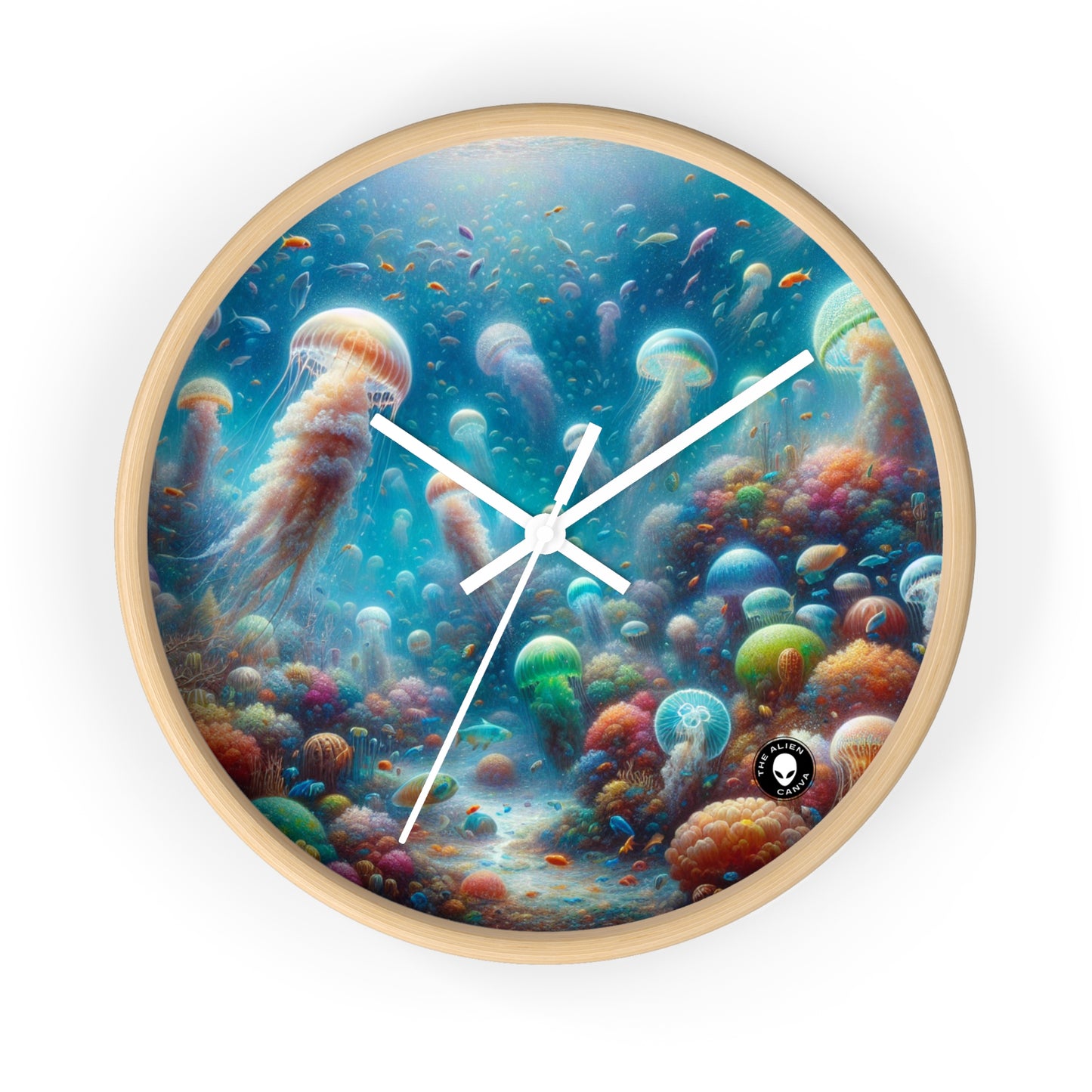 "Jellyfish Dreamland" - The Alien Wall Clock