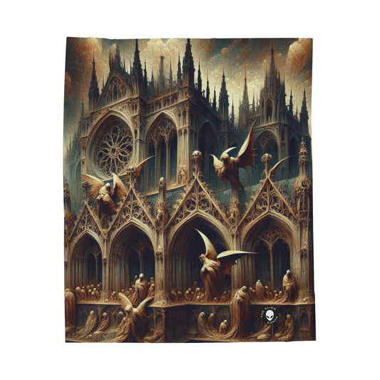 - The Alien Velveteen Plush Blanket Gothic Art