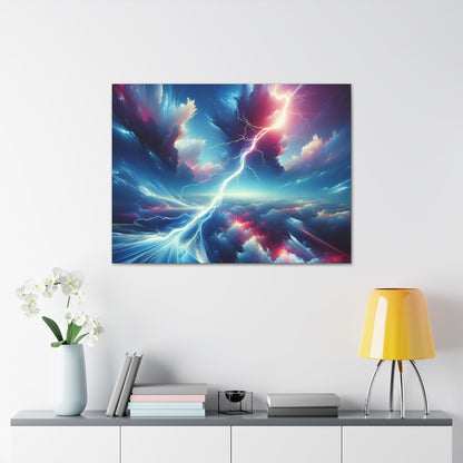 "Electricity In The Sky" - The Alien Canva Digital Art Style