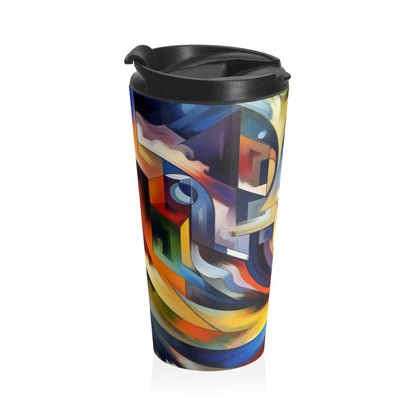 "Primal Energy in Wild Nature" - The Alien Stainless Steel Travel Mug Primitivism Style