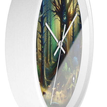 "Watchful Forest: The Trees with Eyes" - The Alien Wall Clock