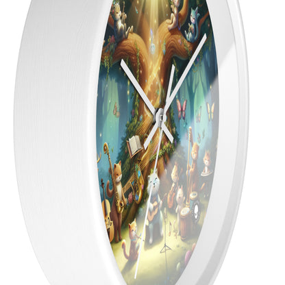 "Enchanted Forest Jam" - The Alien Wall Clock