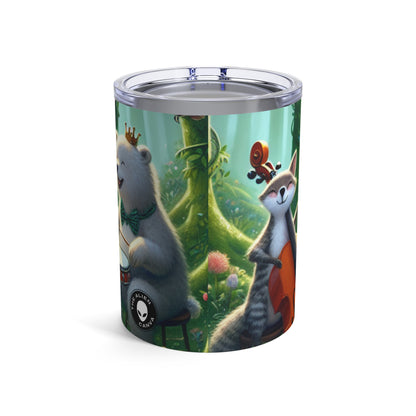 "Melodious Menagerie: Musical Animals in the Enchanted Forest" - The Alien Tumbler 10oz