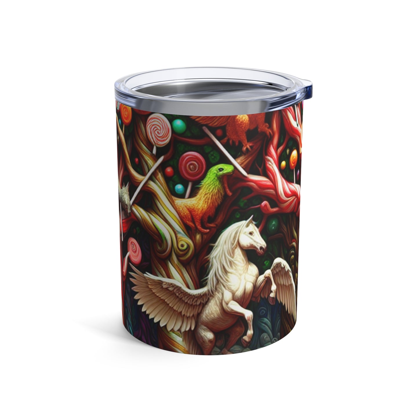 "Dulce capricho del bosque": vaso extraterrestre de 10 oz