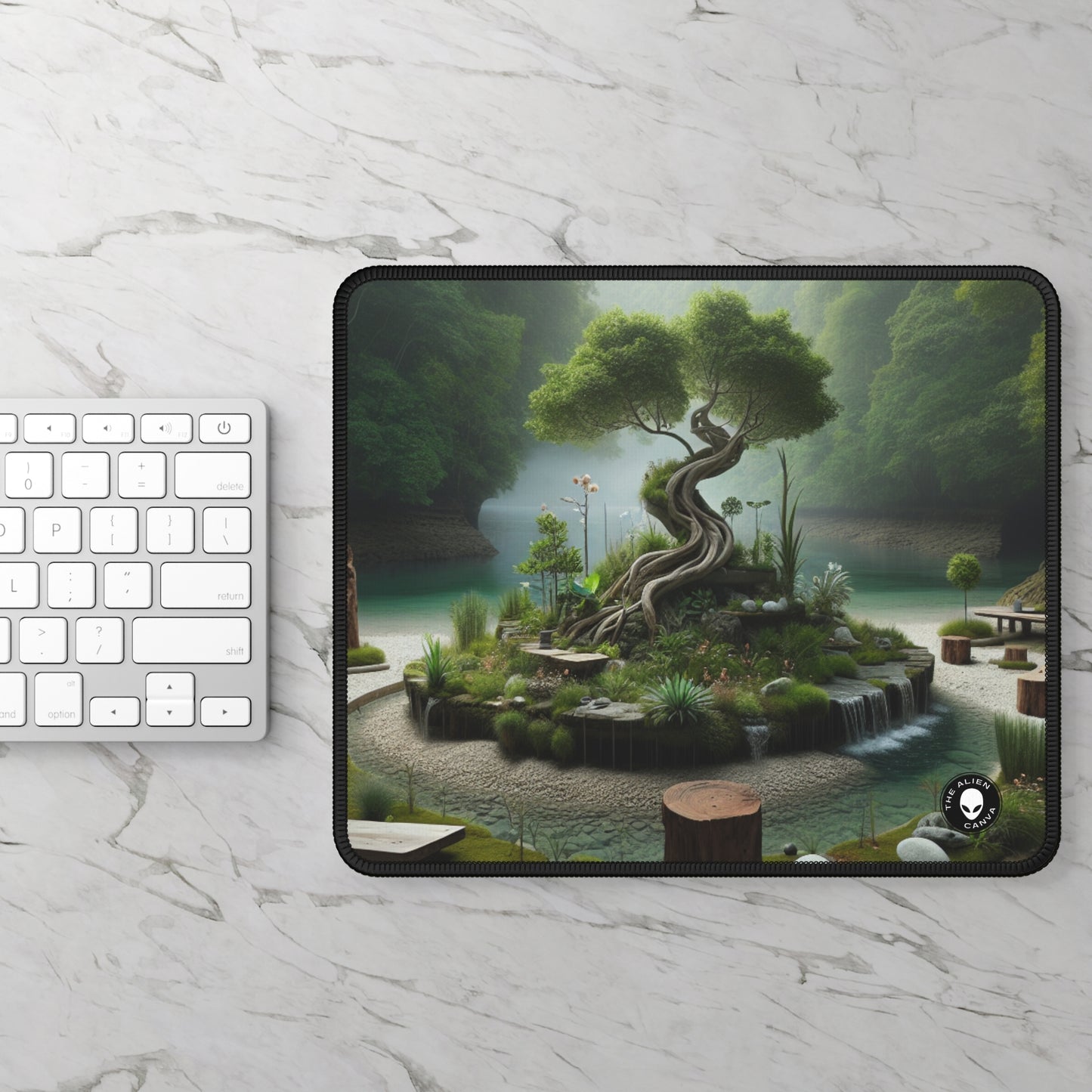 "Renewal Recycled: An Interactive Environmental Sculpture" - The Alien Gaming Mouse Pad Environmental Sculpture