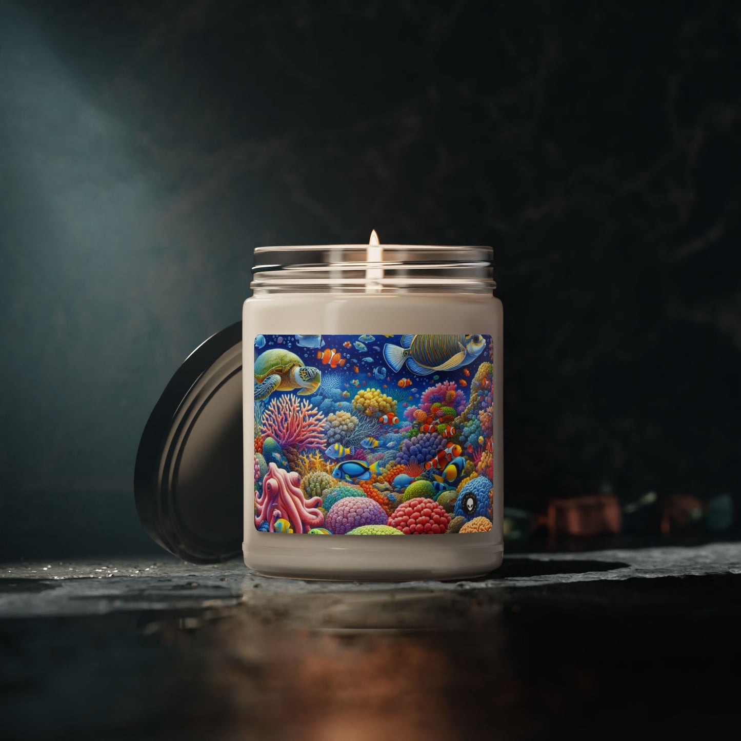 "Tropical Paradise: Underwater Wonderland" - The Alien Scented Soy Candle 9oz