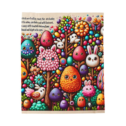 "Jellybean Forest Fantasy" - The Alien Velveteen Plush Blanket