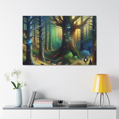 "Watchful Forest: The Trees with Eyes" - The Alien Canva