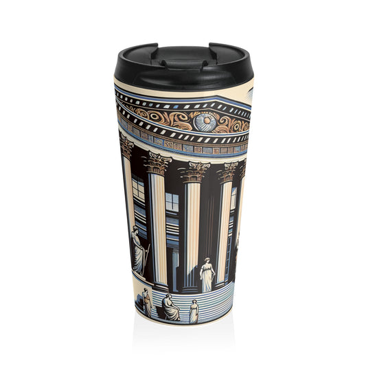 "Neoclassical Urban Elegance" - The Alien Stainless Steel Travel Mug Neoclassicism