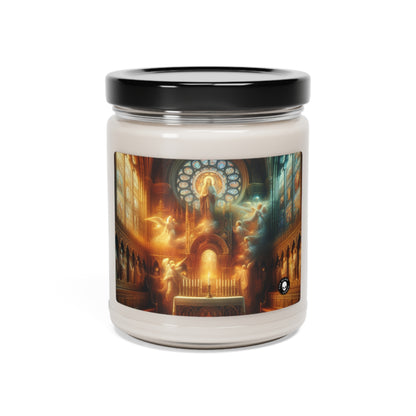 "Harmony of Faith: Divine Unity" - The Alien Scented Soy Candle 9oz Religious Art