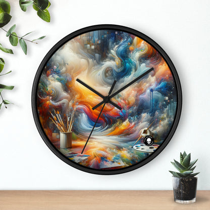 "Mystical Forest: A Whimsical Wonderland" - The Alien Wall Clock Digital Painting