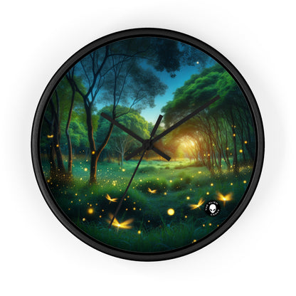 "Firefly Dusk" - The Alien Wall Clock