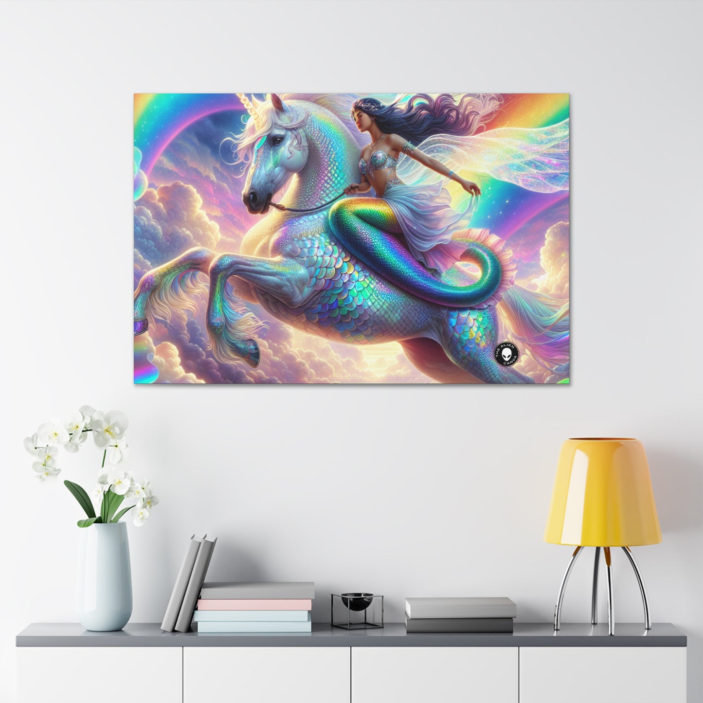 "La aventura de la sirena y el unicornio" - The Alien Canva