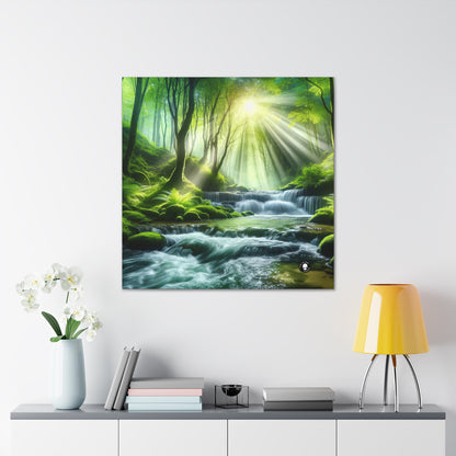 "Oasis de cascada encantadora" - The Alien Canva