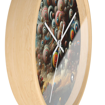 "Dreamscape Sojourn" - The Alien Wall Clock Surrealism