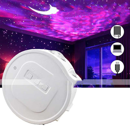 Lampe de projection de ciel étoilé LED Bluetooth avec télécommande