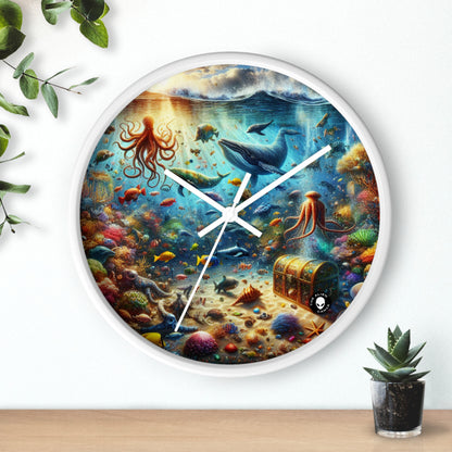 "Underwater Wonderland" - The Alien Wall Clock