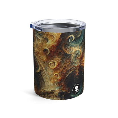 "Opulent Feasting: A Baroque Banquet" - The Alien Tumbler 10oz Baroque