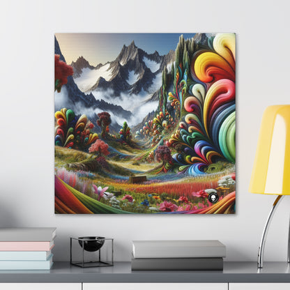 "Candy Mountains and Whimsical Valleys" - The Alien Canva