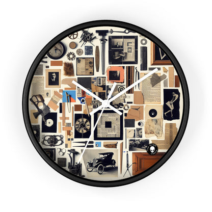 "Chaos in Modernity: A Journey to Meaning" - The Alien Wall Clock Dadaism