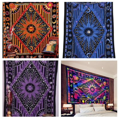 Mandala Tapestry  Boho Decor Headboard Blanket