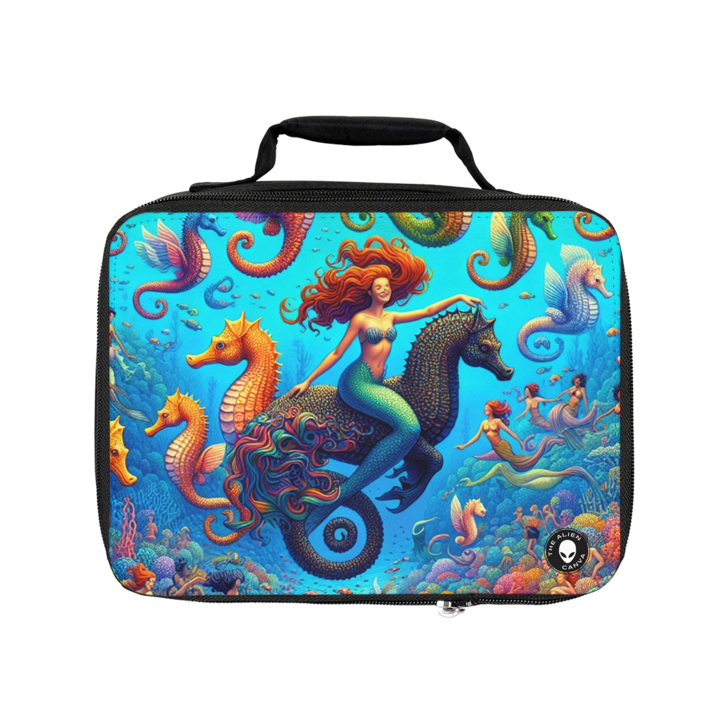 "Seahorse Serenade: A Magical Underwater Journey"- The Alien Lunch Bag