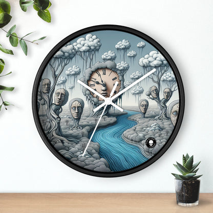 "Fantasy Wonderland: Where Time Bends and Trees Talk" - The Alien Wall Clock