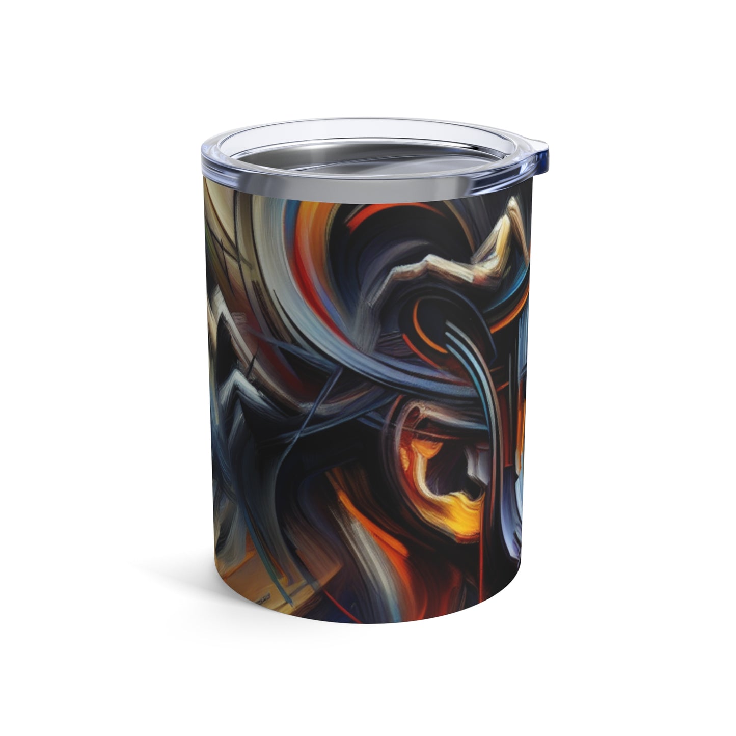 "Night Pulse: Expresiones del caos urbano" - The Alien Tumbler 10oz Expresionismo