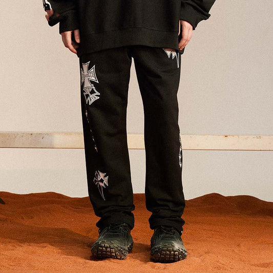 Men's Printed Patch Sanitary Pants