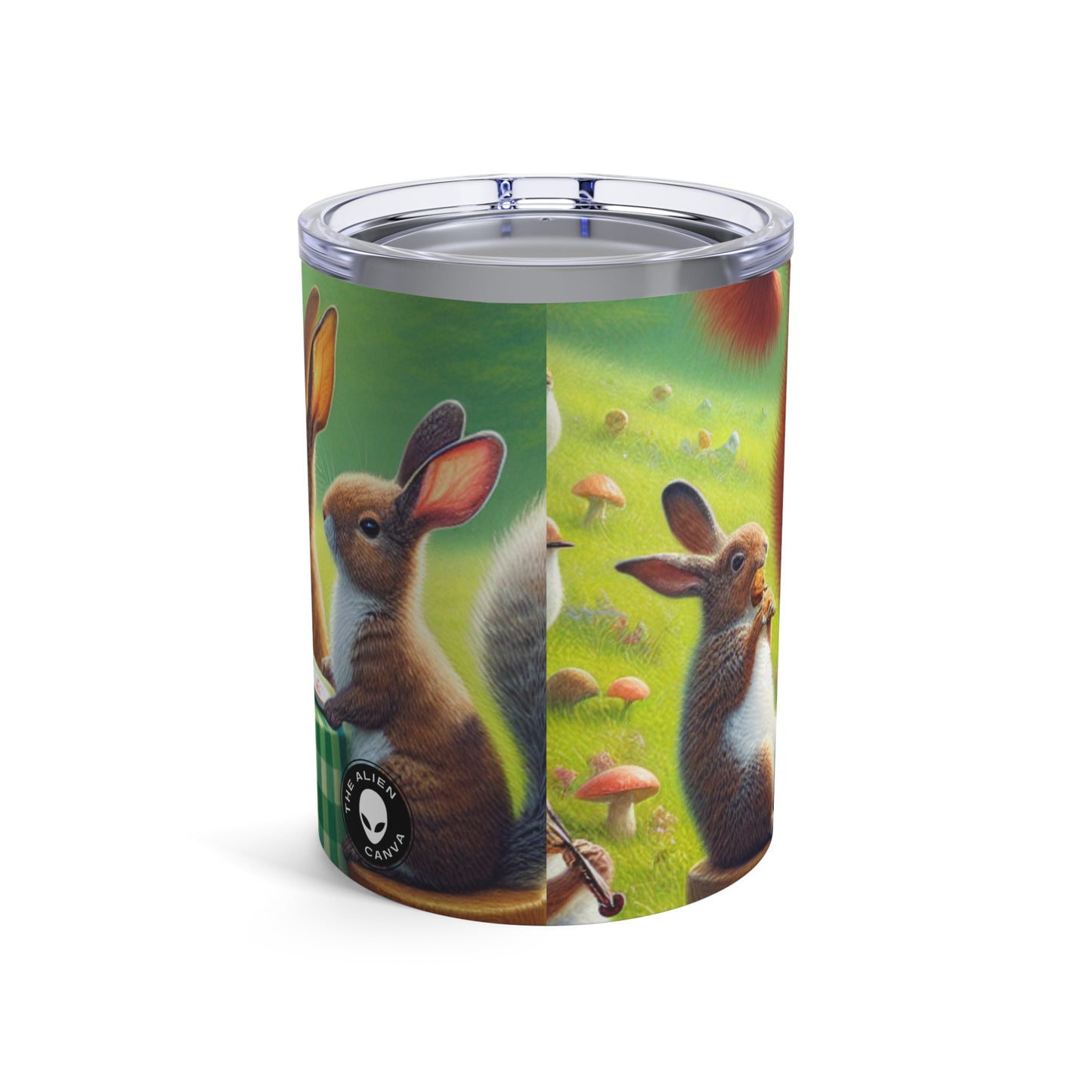 "Enchanted Meadow Tea Party" - The Alien Tumbler 10oz