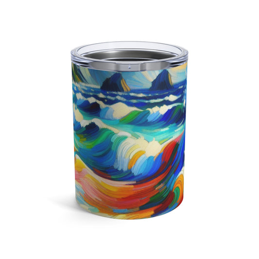 "Le rivage fauviste" - Le Fauvisme Alien Tumbler 10oz