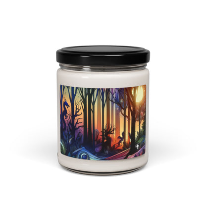 « Mystical Twilight : Créatures de la forêt » - Bougie parfumée au soja Alien 9oz