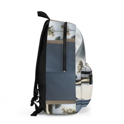 "Monochrome Equilibrium: A Minimalist Exploration of Balance" - The Alien Backpack Minimalism