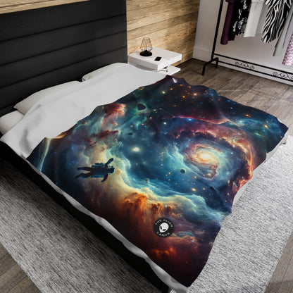 "Galactic Explorer" - The Alien Velveteen Plush Blanket