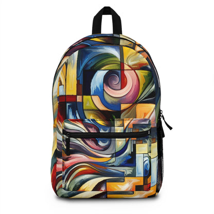 "A Tension of Shapes" - The Alien Backpack Abstract Expressionism Style