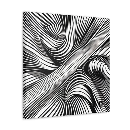 "Motion Embodied: Exploring Dynamic Illusion through Op Art" - The Alien Canva Op Art