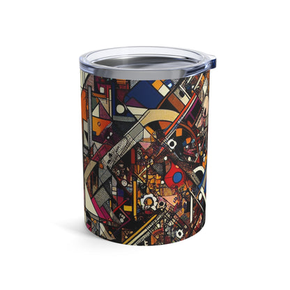 "Toasters, Shoes, and Teapots: A Dadaist Wonderland" - The Alien Tumbler 10oz Dadaism